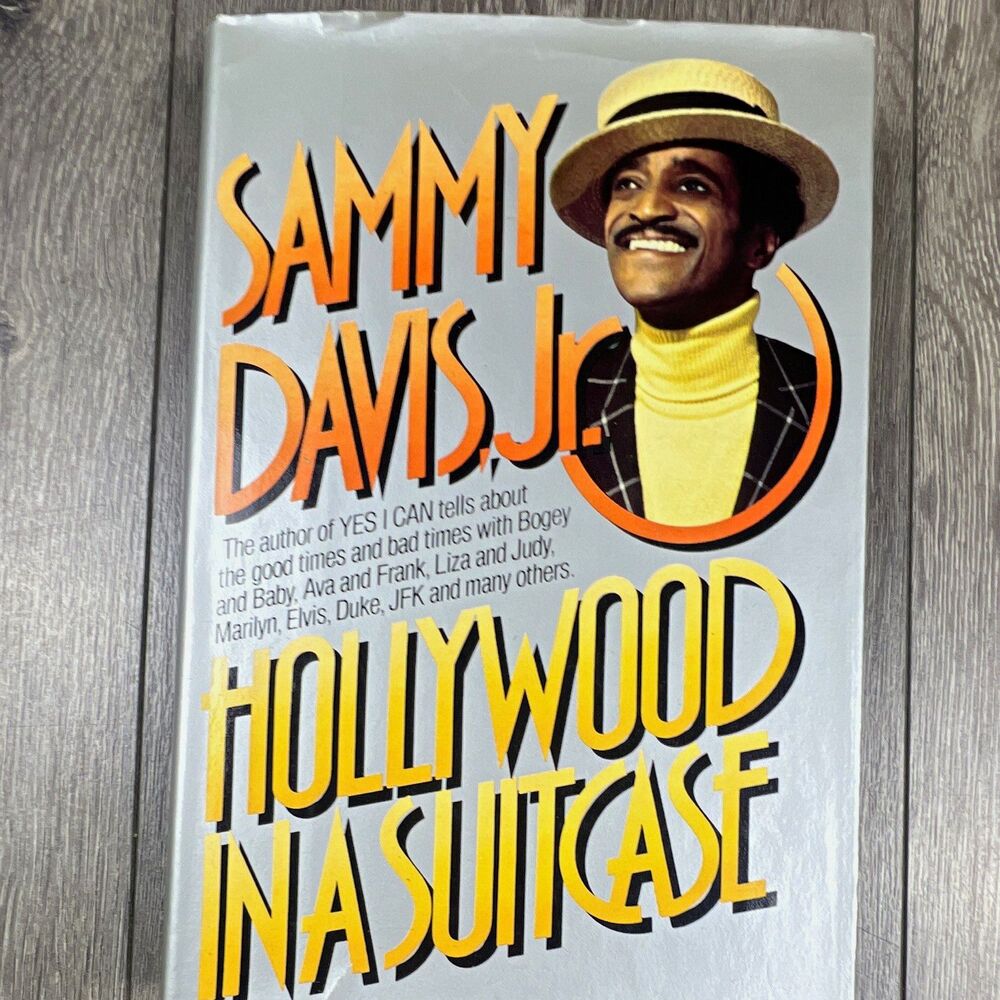 Sammy Davis Jr. Hollywood in a Suitcase Hardcover 1st Ed 1980 DJ Illustrated